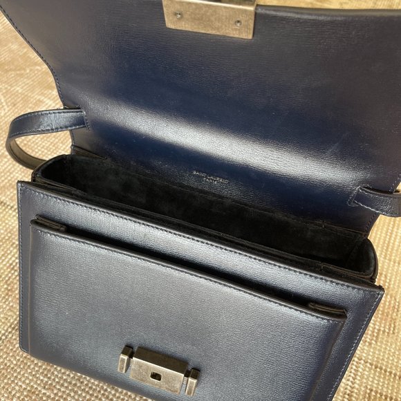 Yves Saint Laurent medium Bellechasse crossbody / Deep Marine YSL PLB482051-1217 - Picture 9 of 16